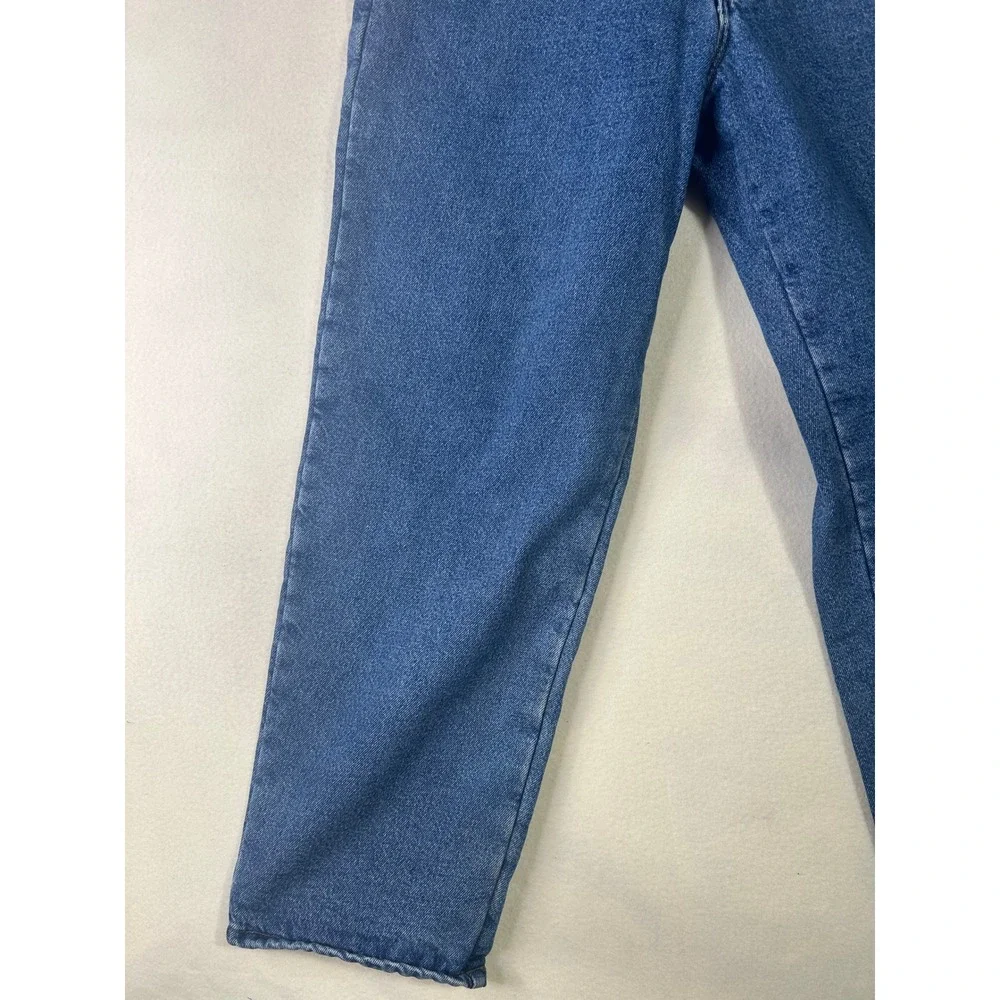LL Bean Mens Classic Fit Denim Jeans Blue Medium Wash Straight Leg 37x29